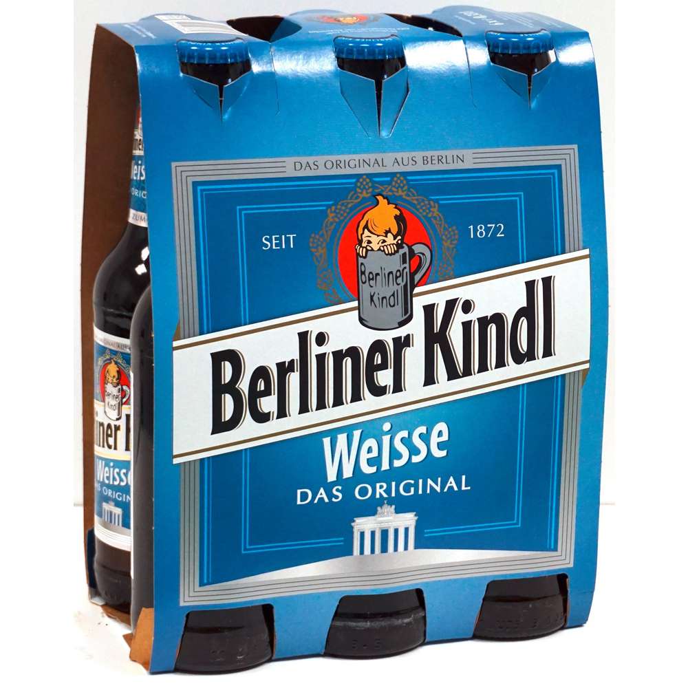 Produktabbildung Berliner Kindl Weiße Schankbier, Klassik 3%, 6 x 0,33l (6x 0,330 Liter)