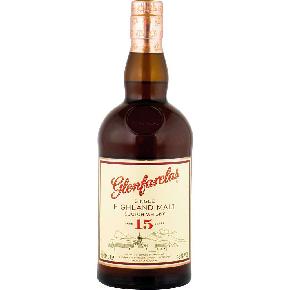 Produktabbildung Glenfarclas Single Malt Scotch Whisky 15 Jahre 46%