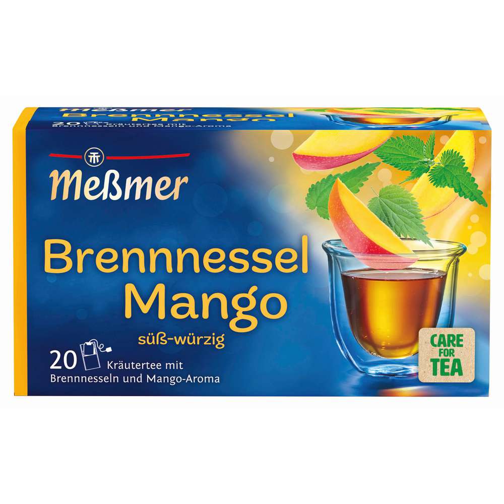 Produktabbildung Meßmer Kräutertee, Brennnessel/Mango