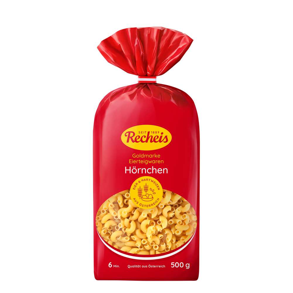 Produktabbildung Recheis Nudeln Hörnchen, glatt