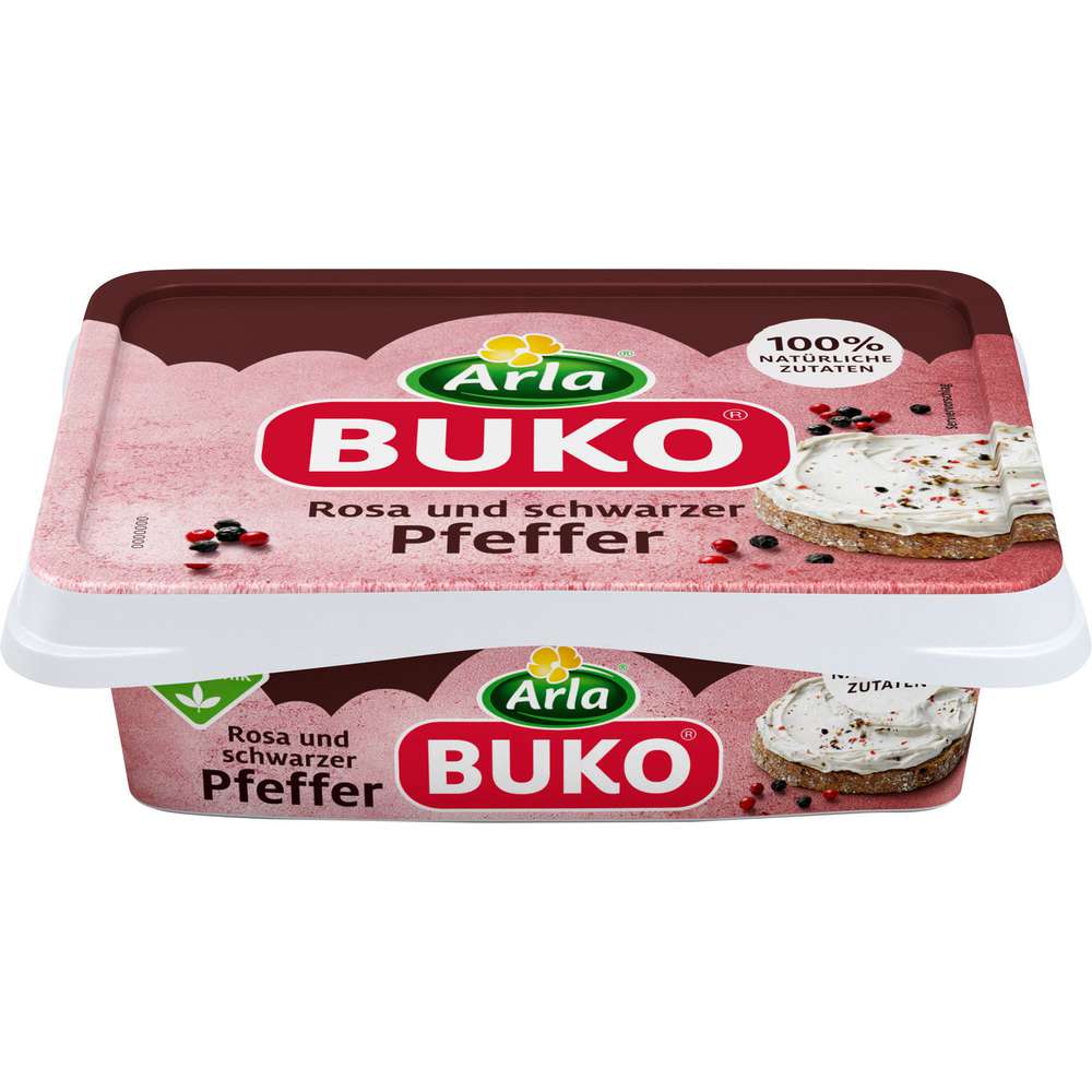 Produktabbildung Arla Frischkäse Buko, Rosa & schwarzer Pfeffer