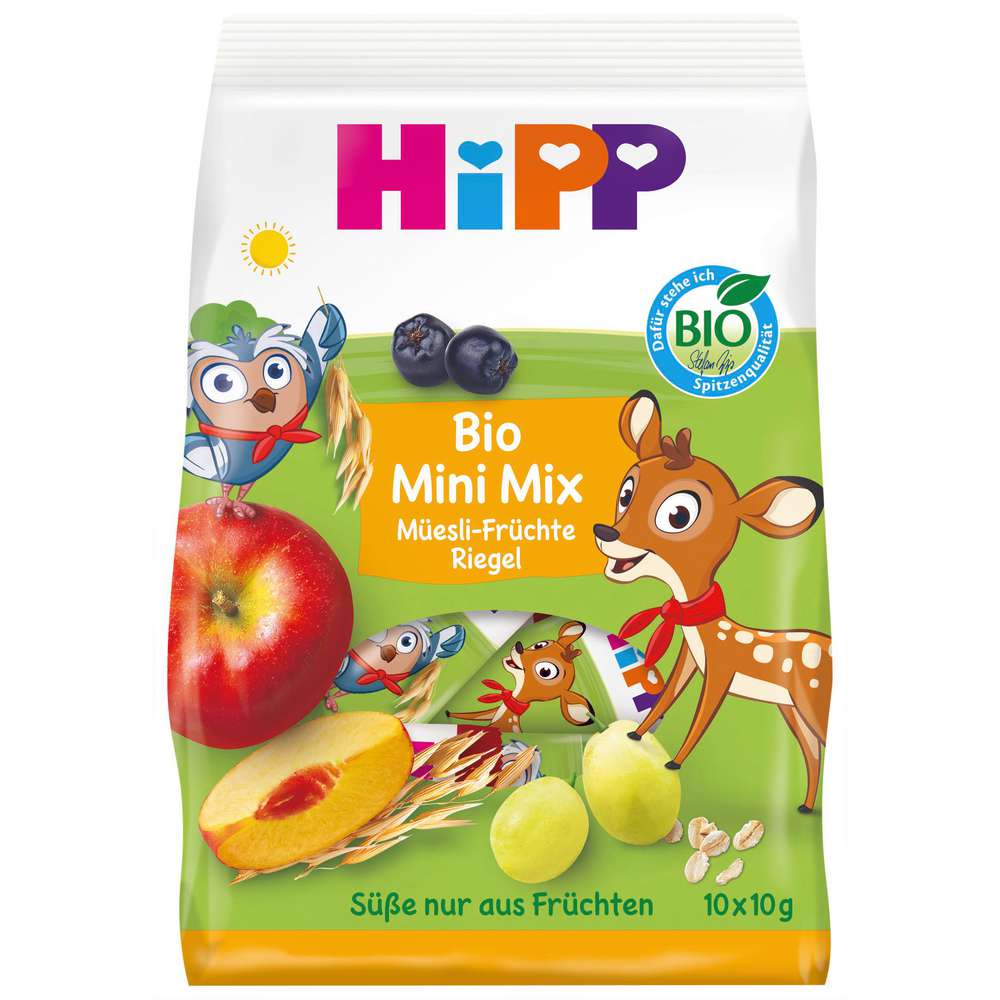 Produktabbildung Hipp Bio Mini-Mix, Müsli-Füchteriegel