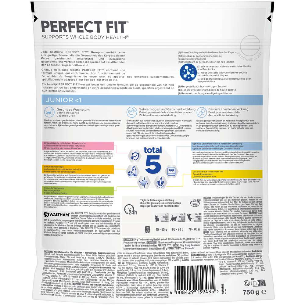 Produktabbildung Perfect Fit Katzen-Trockenfutter, Junior, Huhn