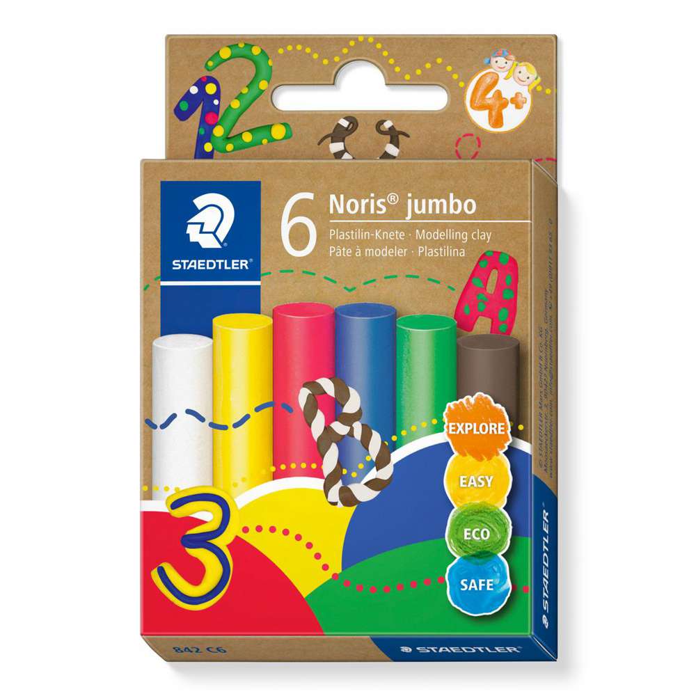 Produktabbildung Staedtler Plastilin-Knete Noris Jumbo, glitter