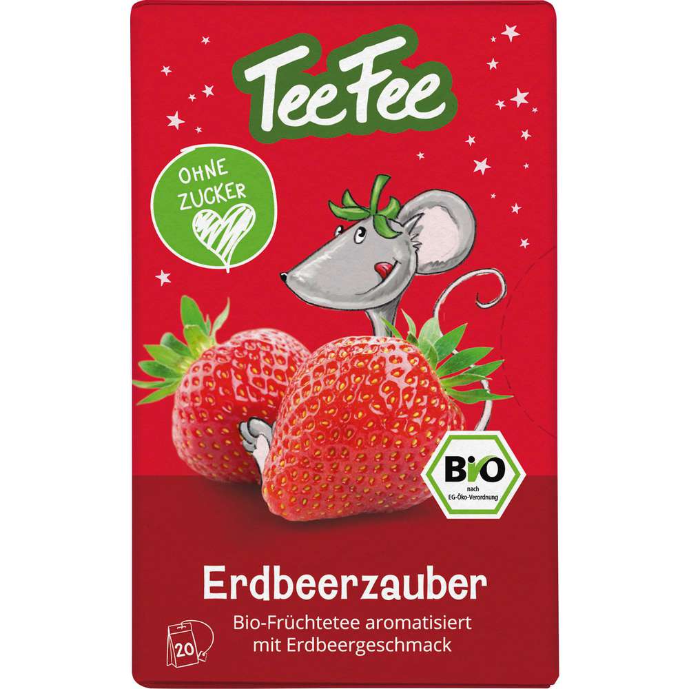 Produktabbildung TeeFee Früchtetee, Erdbeerzauber
