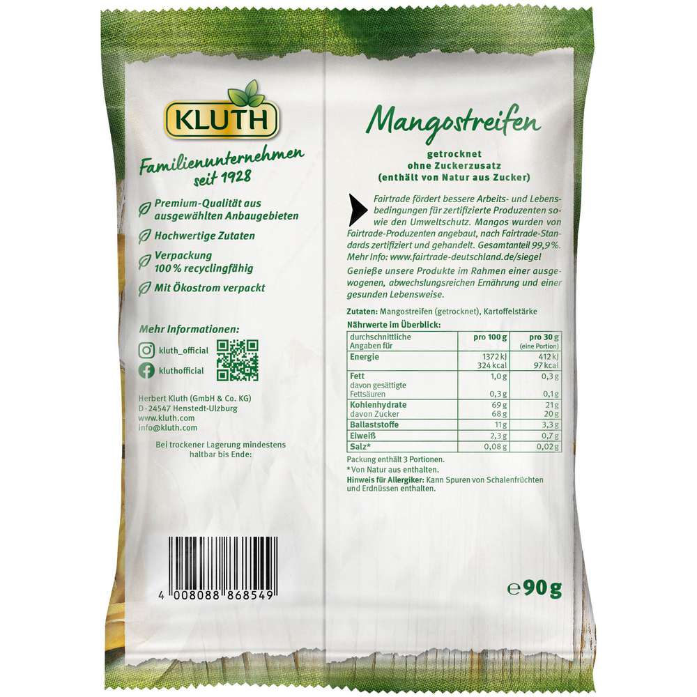 Produktabbildung Kluth Manogo, ungeschwefelt
