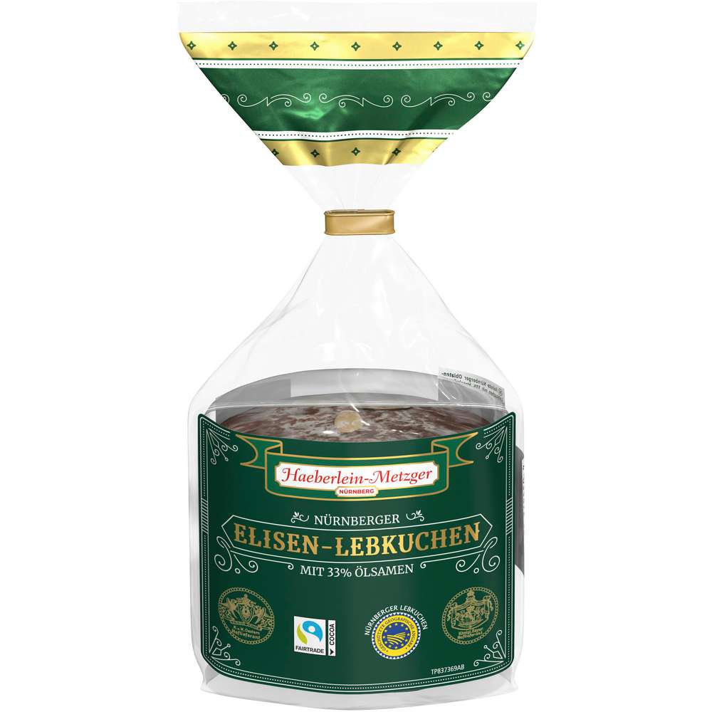 Produktabbildung Haeberlein Metzger Elisen-Lebkuchen