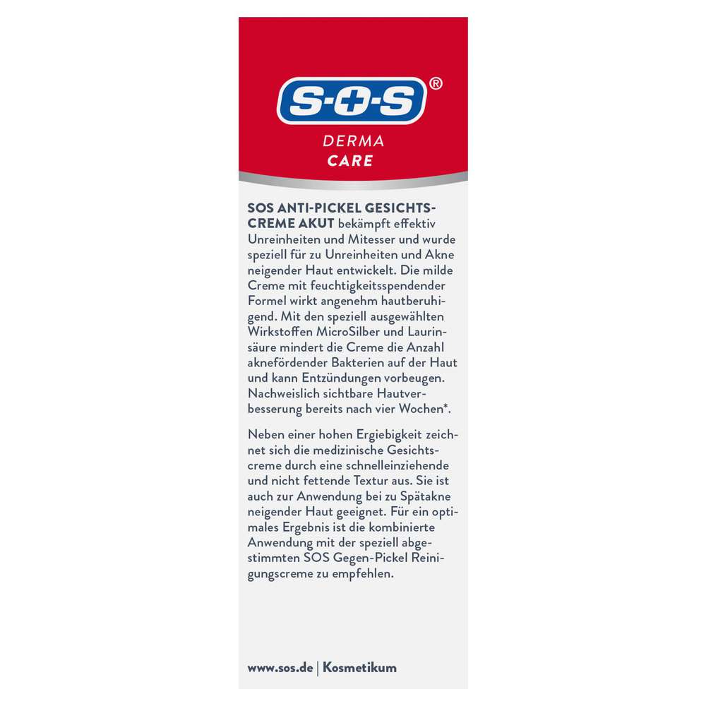 Produktabbildung SOS Anti-Pickel Gesichtscreme