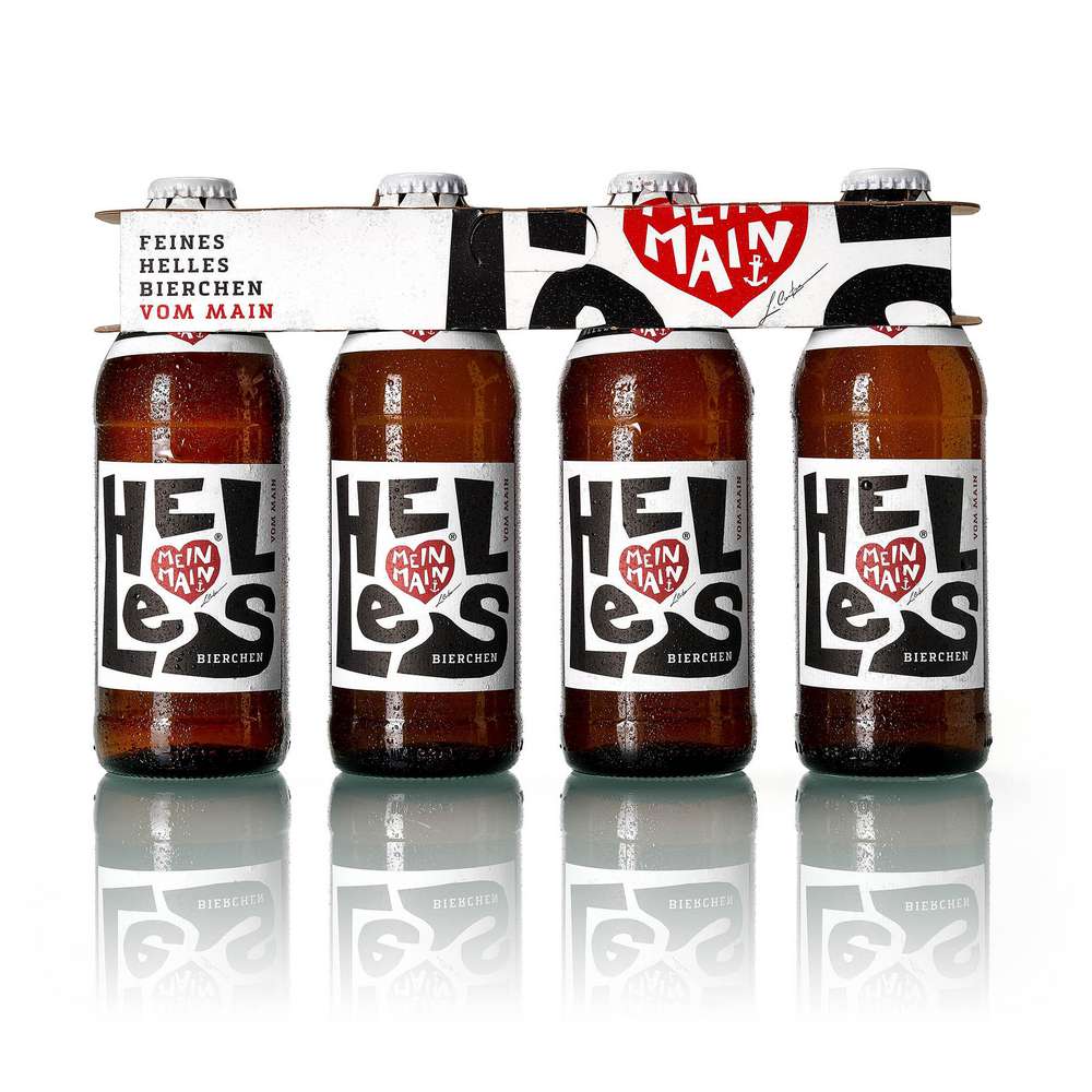 Produktabbildung Mein Main Bier Helles, 4er Träger