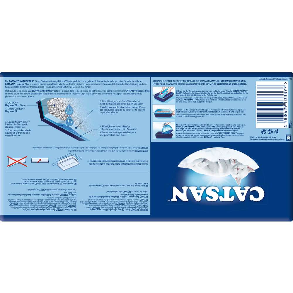 Produktabbildung Catsan Katzenstreu Smart Pack
