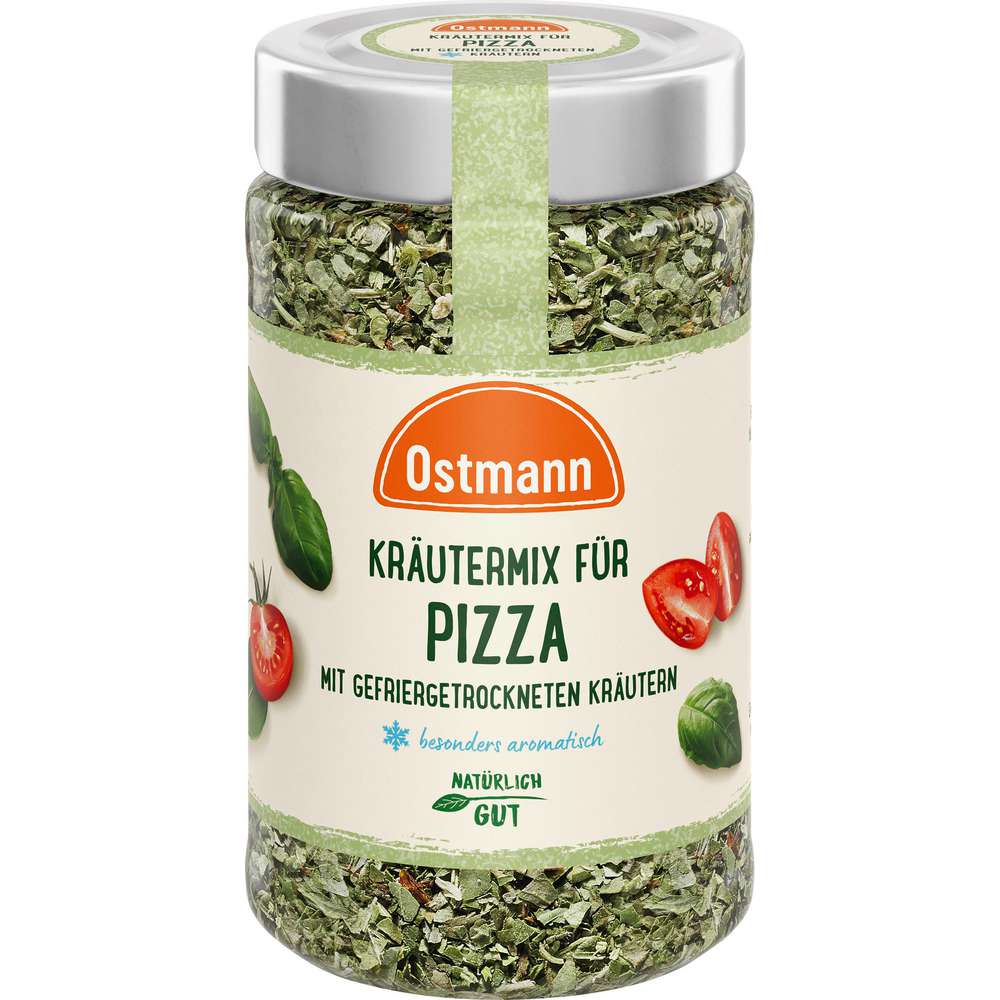 Produktabbildung Ostmann Kräutermix für Pizza, gefriergetrocknet