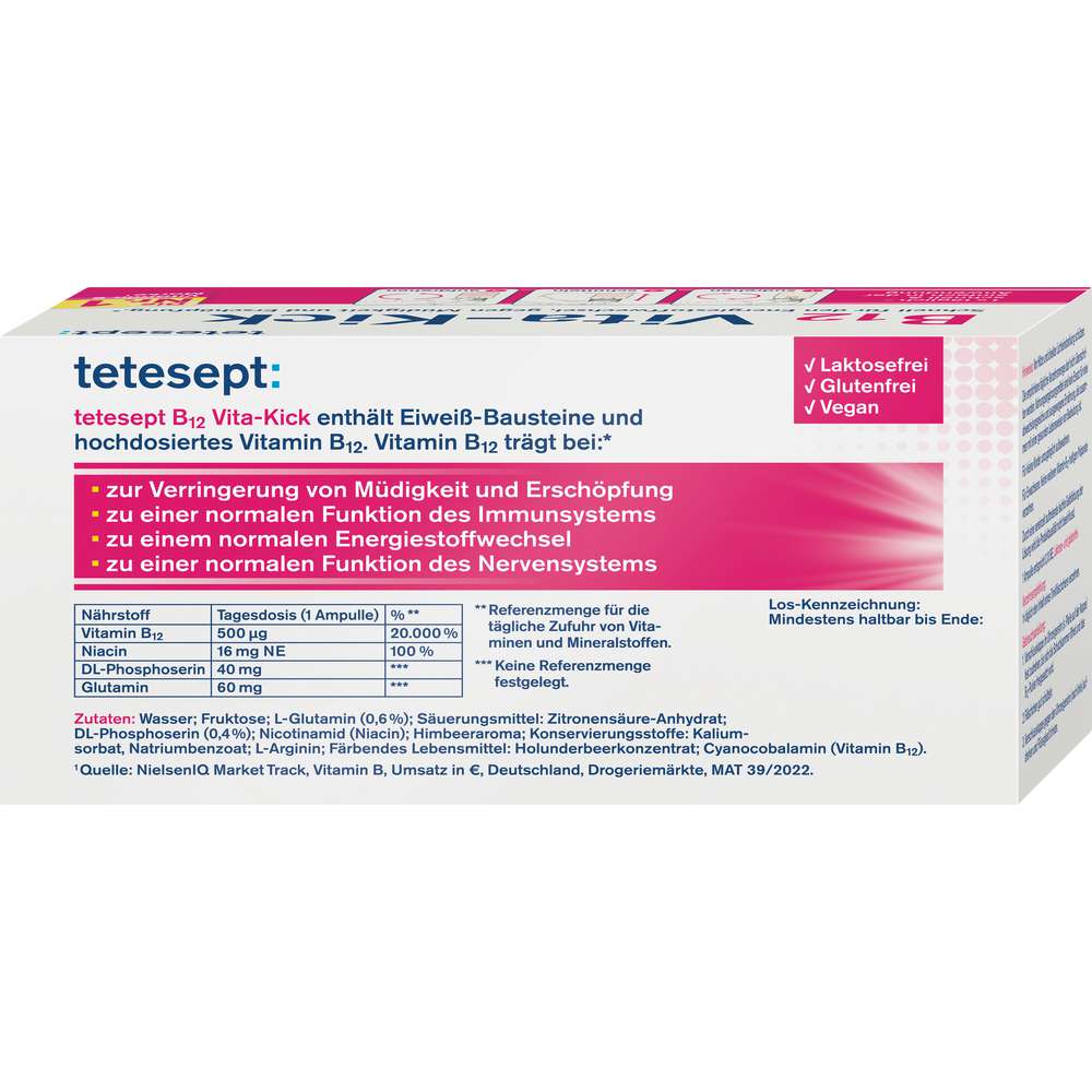 Produktabbildung tetesept Vitamin B12 Vita-Kick