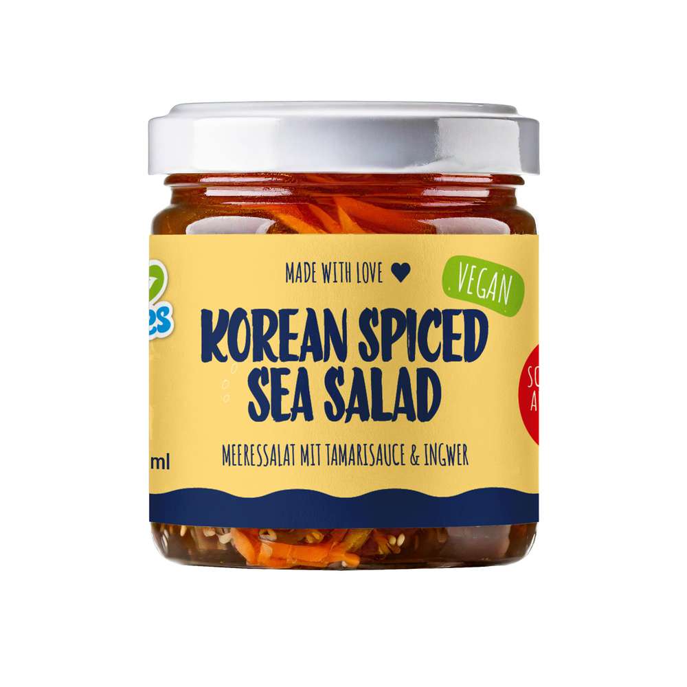 Produktabbildung For Foodies Korean Spiced Sea Salad, Meeressalat mit Tamarisauce & Ingwer