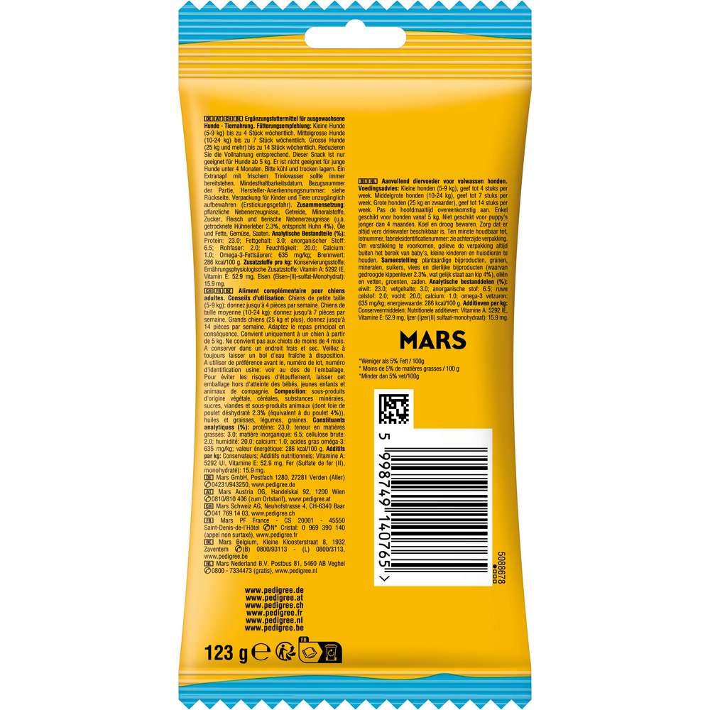 Produktabbildung Pedigree Hunde-Snack Rodeo, Huhn