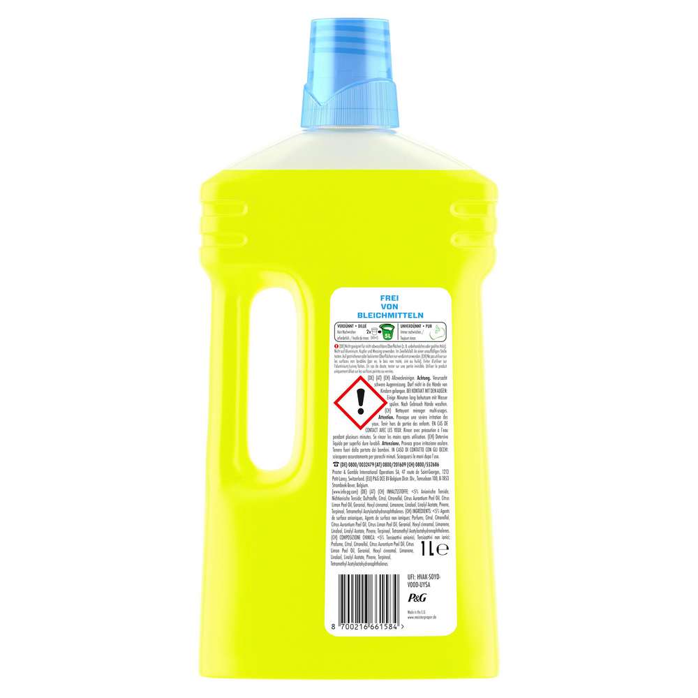 Produktabbildung Meister Proper Schmutz-und Fett Reiniger, Citrusfrische