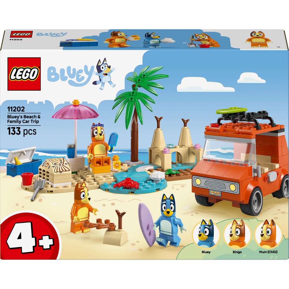 Produktabbildung Lego LEGO Bluey: Blueys Strandausflug - Spielzeug für Kleinkinder - 11202