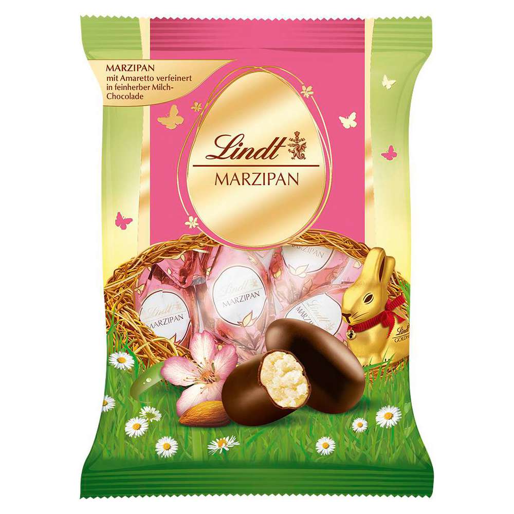 Produktabbildung Lindt Schoko-Ostereier, Marzipan