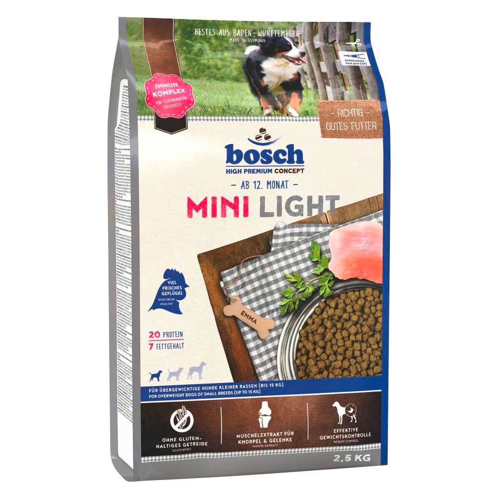 Produktabbildung Bosch Hunde-Trockenfutter Mini Light