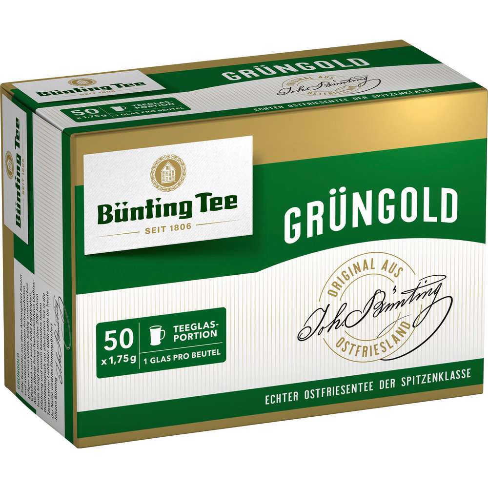 Produktabbildung Bünting Tee Grüngold Tee