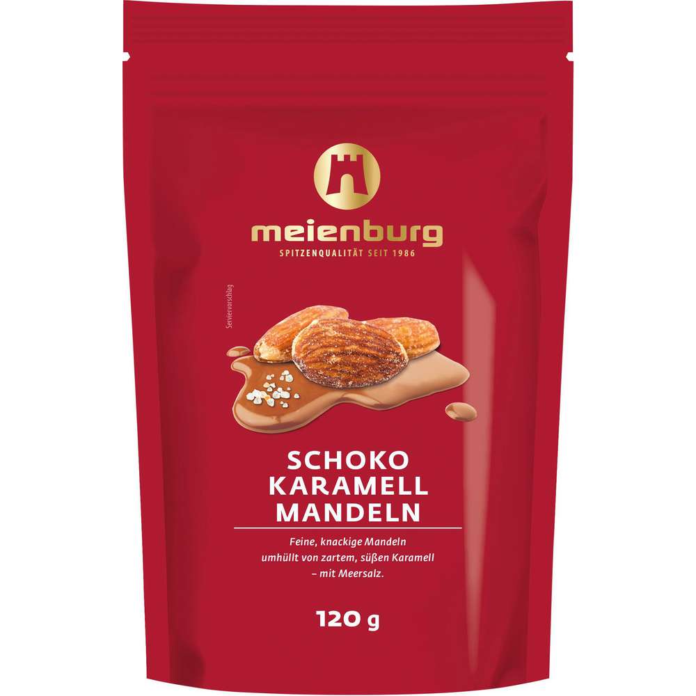 Produktabbildung Meienburg Mandeln, Sckoko-Karamell