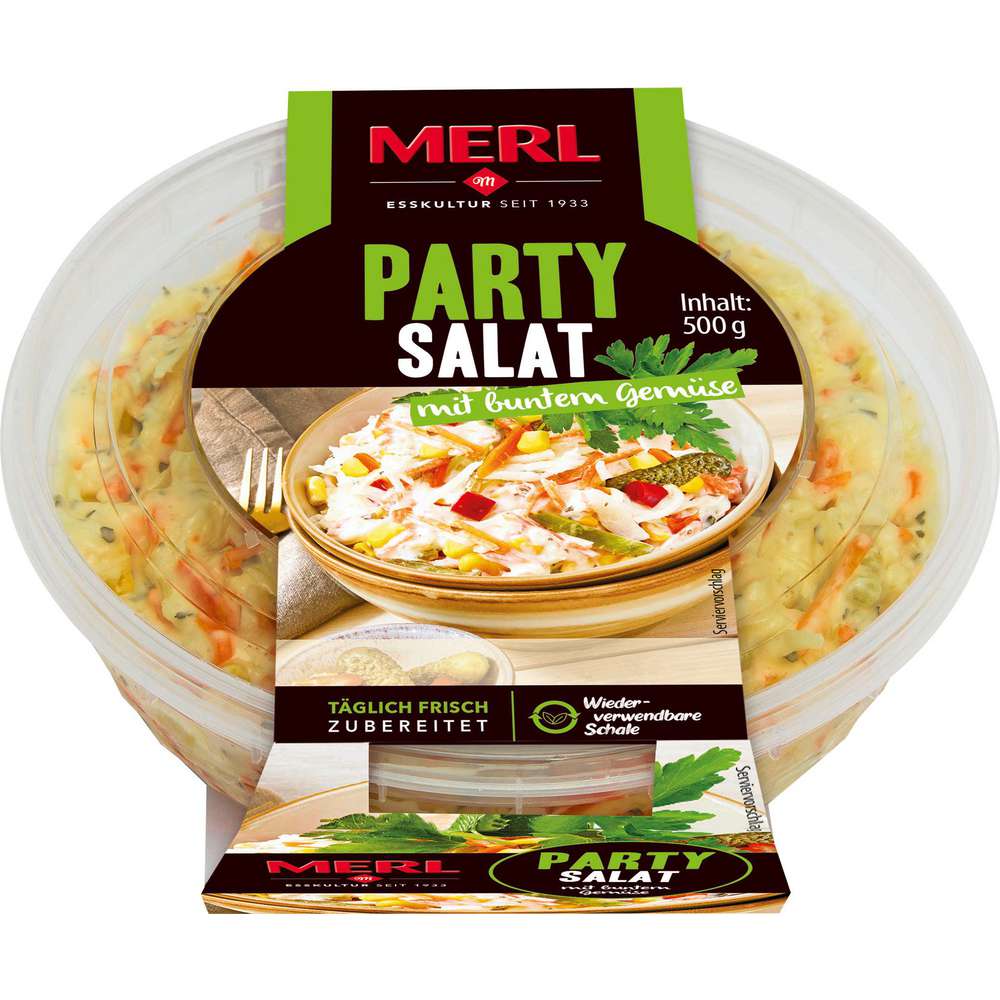 Produktabbildung Merl Partysalat, buntes Gemüse