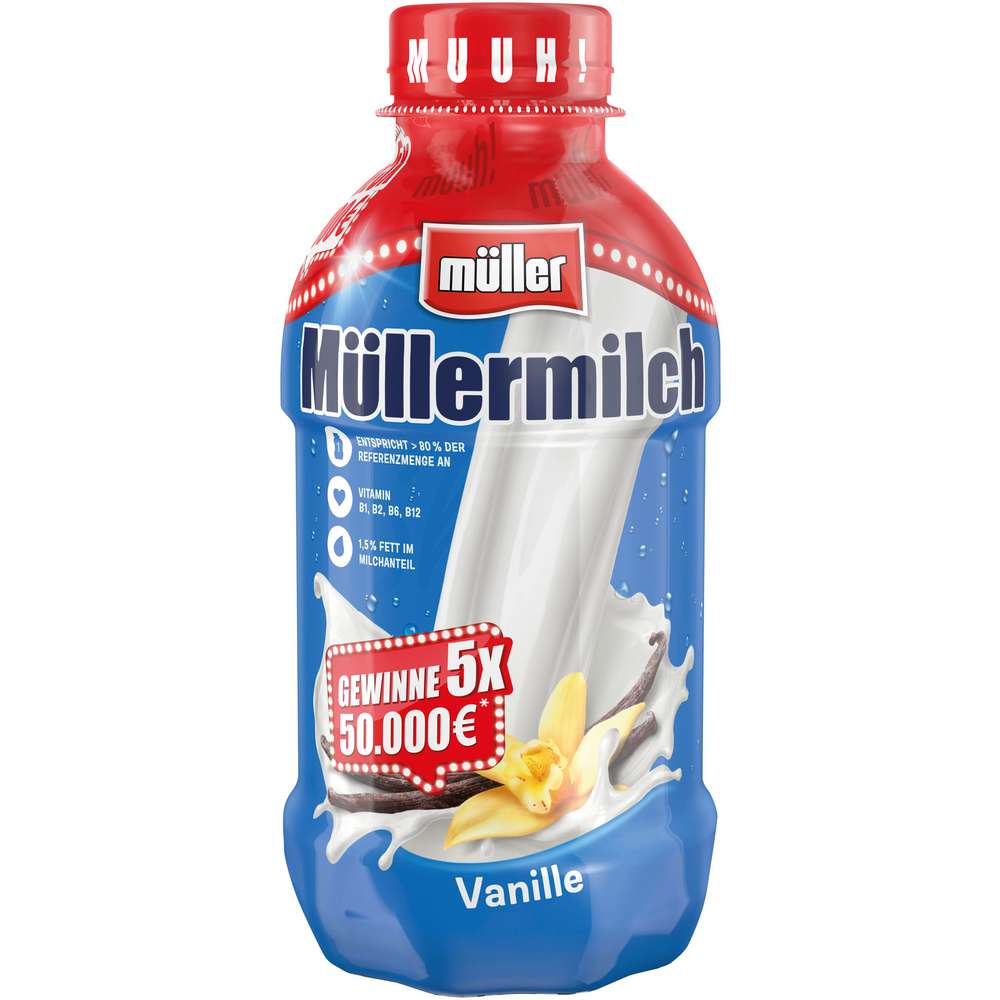 Produktabbildung Müller Müllermilch, Vanille