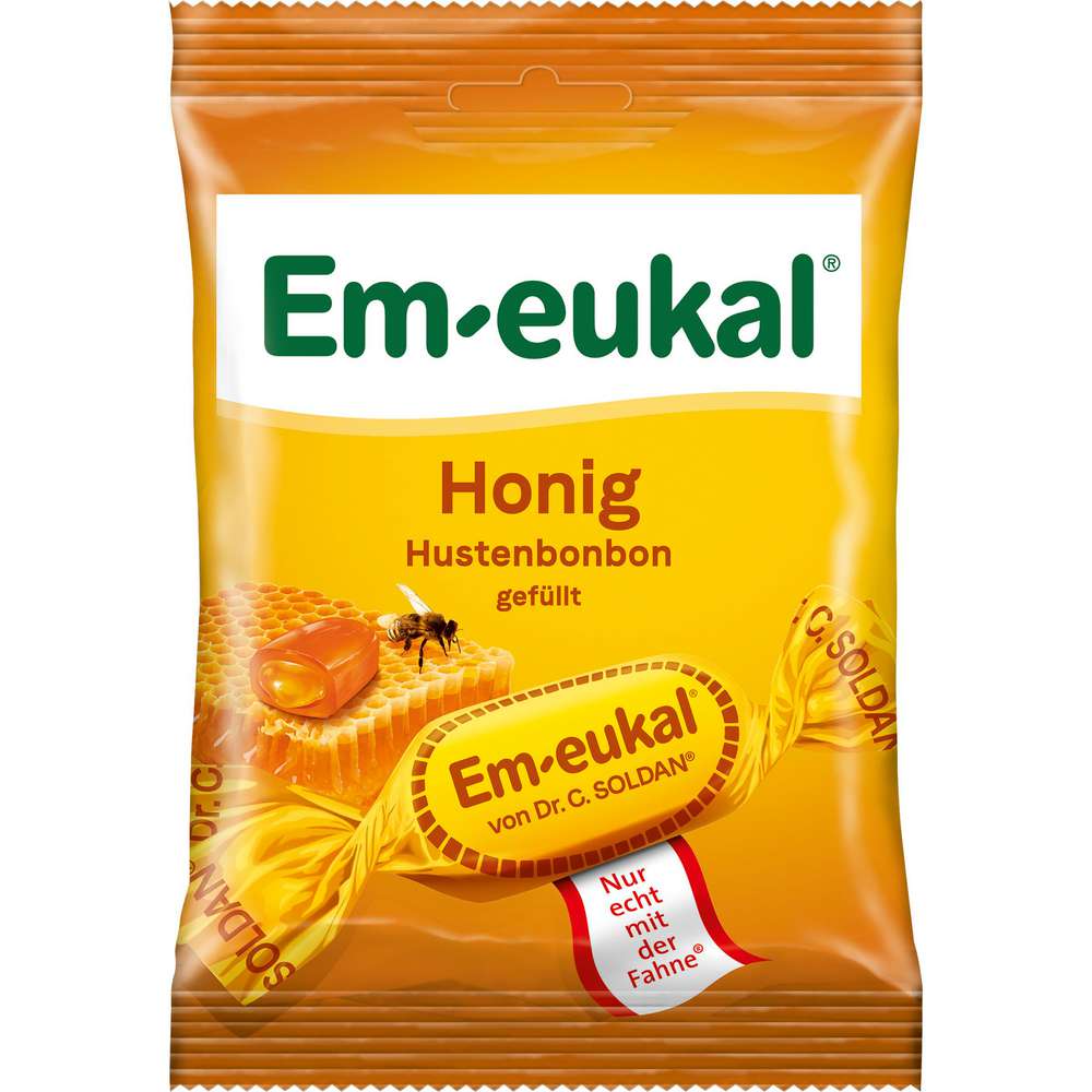 Produktabbildung Em-Eukal Honig Bonbons