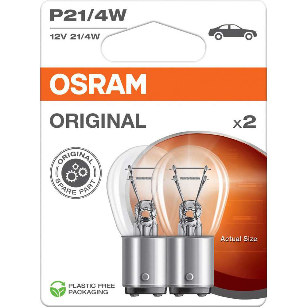 Produktabbildung Osram Scheinwerferbirne P21/4W Original