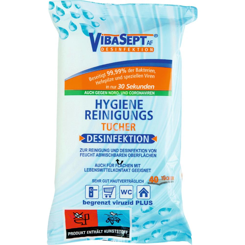 Produktabbildung keine Marke Vibasept Hygiene Reinigungstücher, 40 Tücher