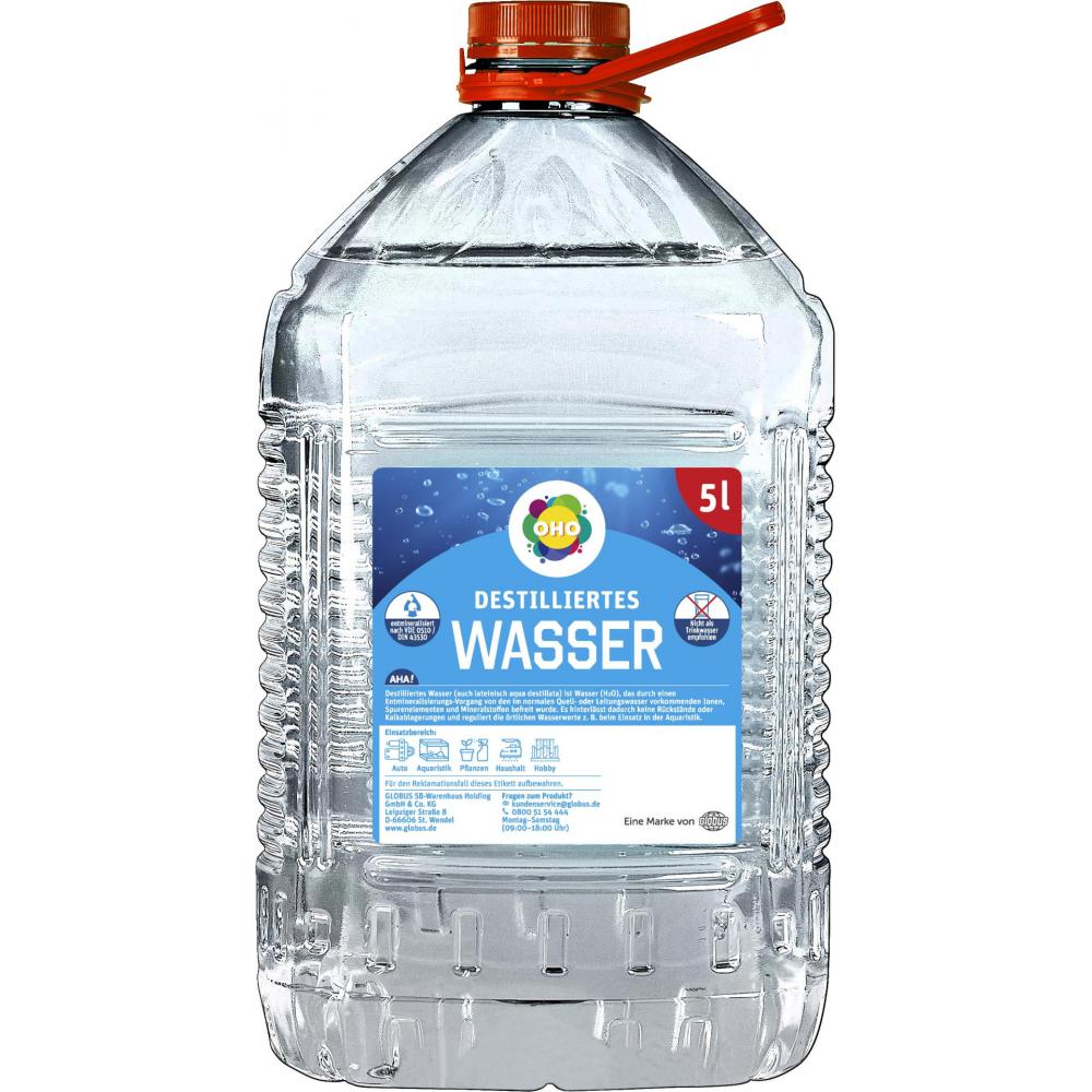 Produktabbildung keine Marke OHO Destilliertes Wasser, 5 l