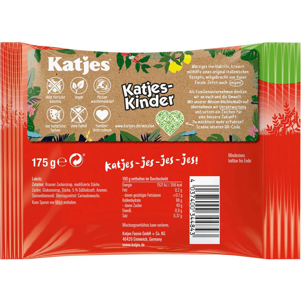 Produktabbildung Katjes Lakritze Katjes-Kinder, Vegan