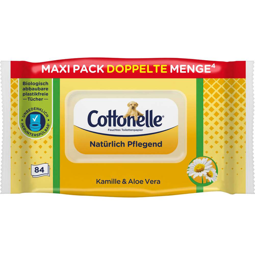 Produktabbildung Cottonelle Feuchtes Toilettenpapier, Kamille