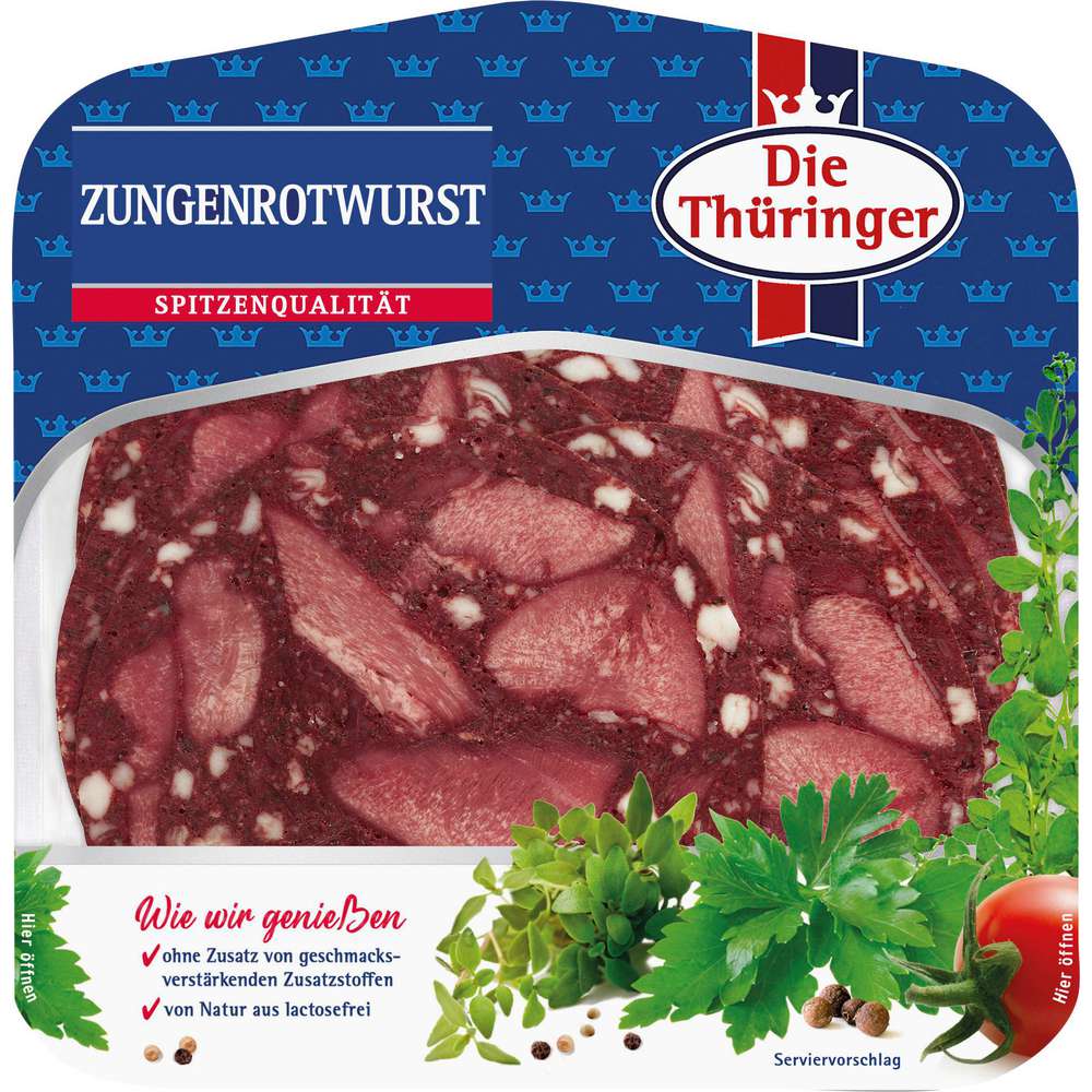 Produktabbildung Die Thüringer Zungenrotwurst