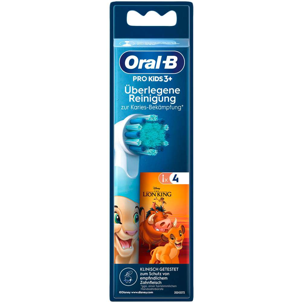 Produktabbildung Oral-B Ersatz Zahnbürstenkopf Pro Kids 3+, König der Löwen