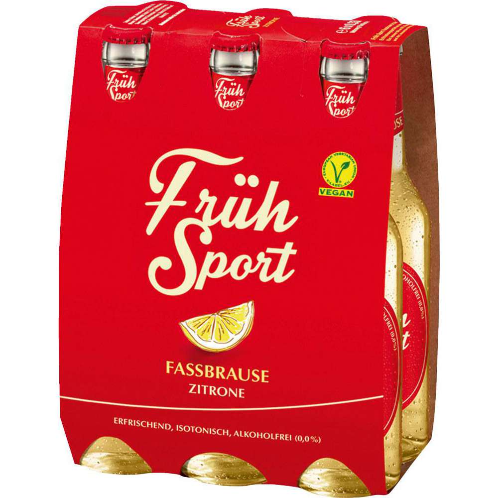 Produktabbildung Früh Sport Fassbrause, Zitrone