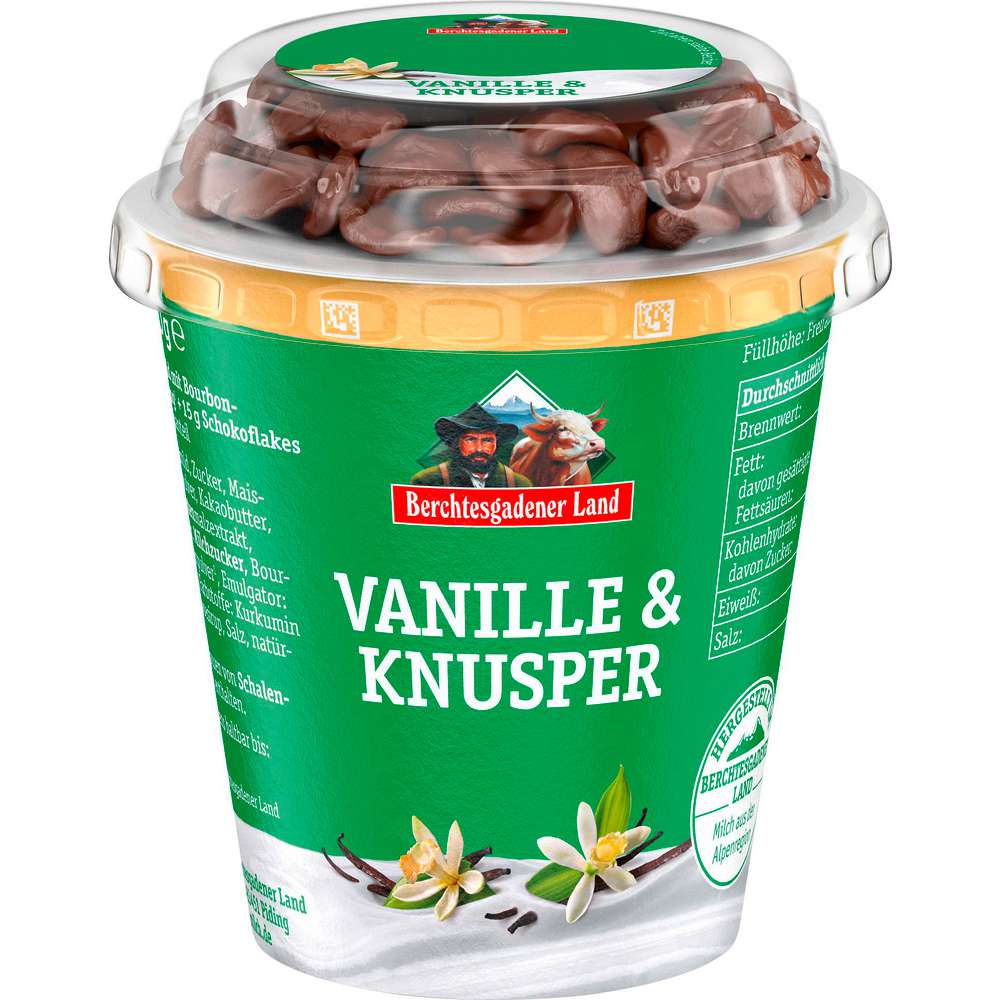 Produktabbildung Berchtesgadener Land Frucht & Knusper Joghurt Vanille