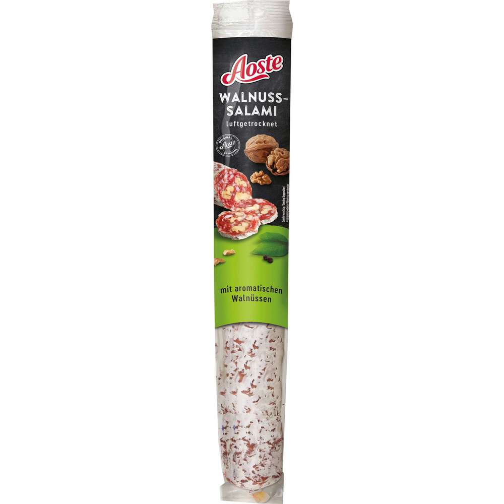 Produktabbildung Aoste Walnuss-Salami, luftgetrocknet