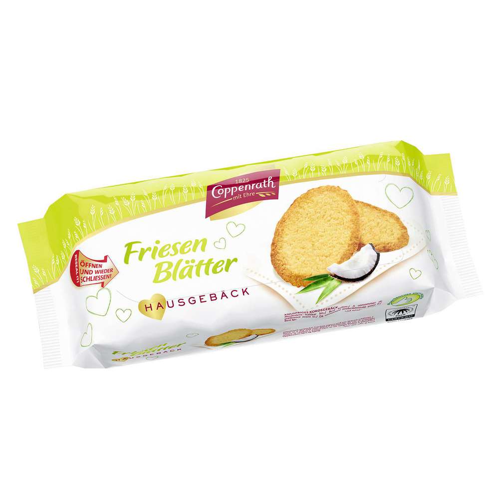 Produktabbildung Coppenrath Gebäck Friesenblätter