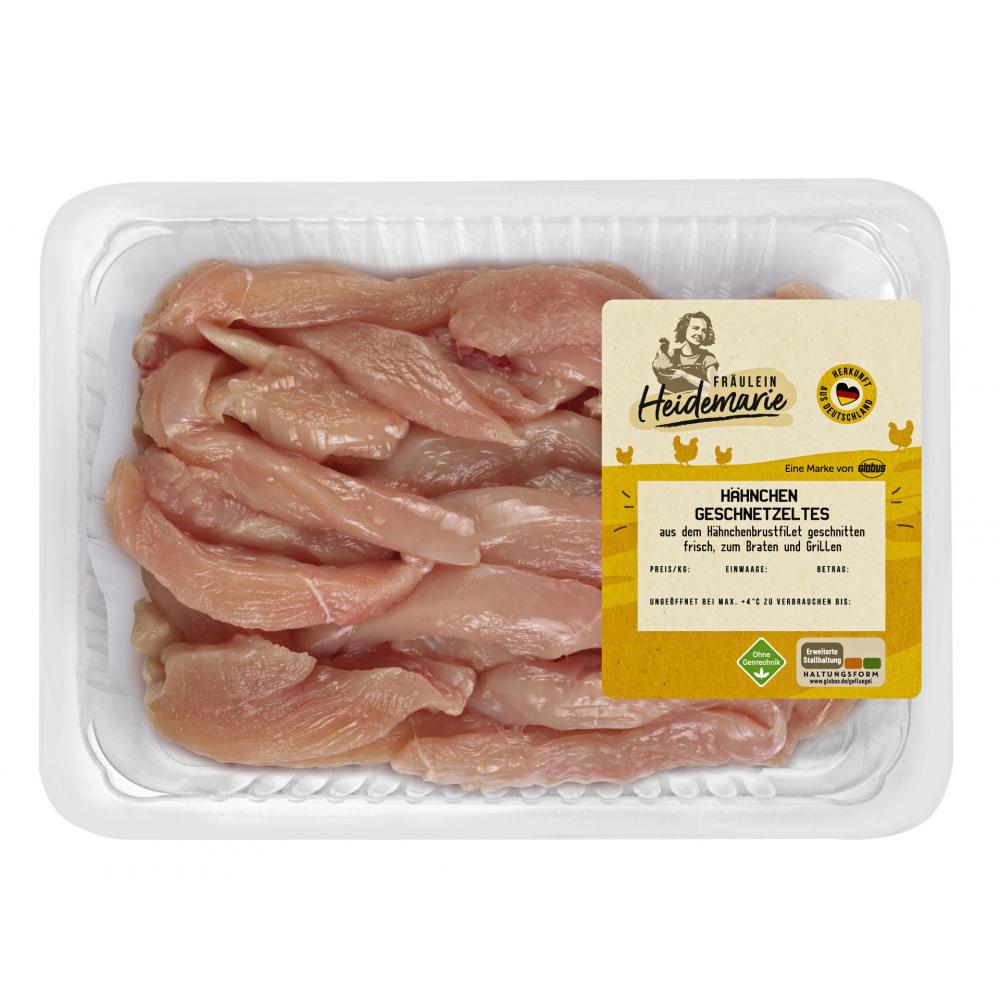 Produktabbildung keine Marke Fräulein Heidemarie Hähnchen-Geschnetzeltes, 400 g