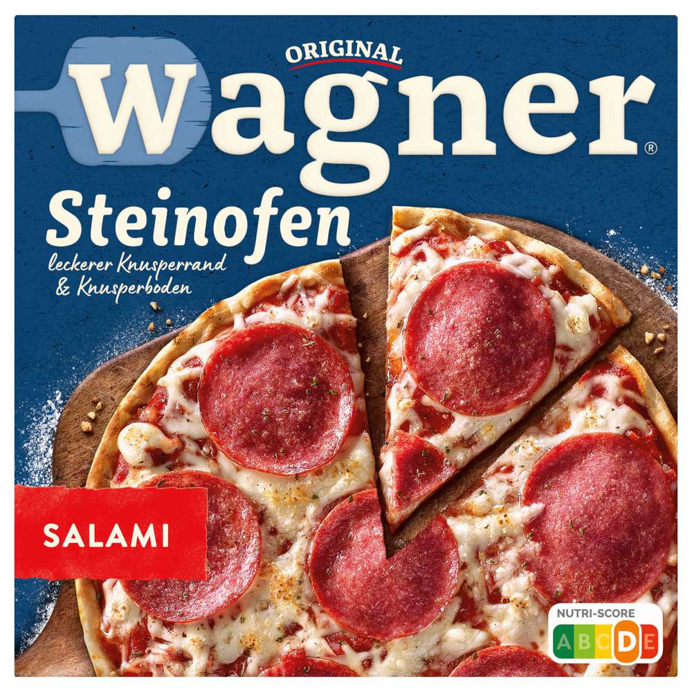 Produktabbildung Wagner Steinofen Pizza Salami, tiefgekühlt