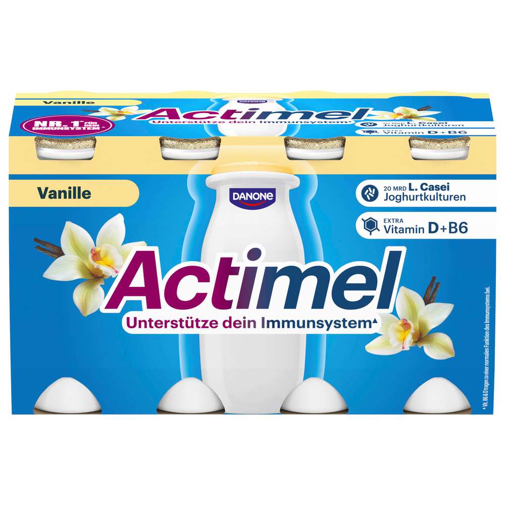 Produktabbildung Danone Actimel Trinkjoghurt, Vanille