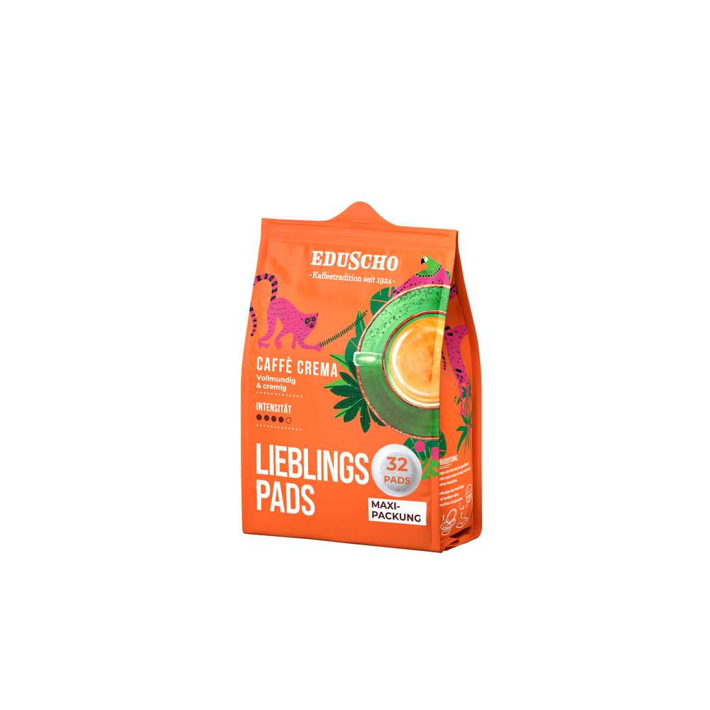 Produktabbildung Eduscho Kaffee-Pads, Lieblings Caffe Crema