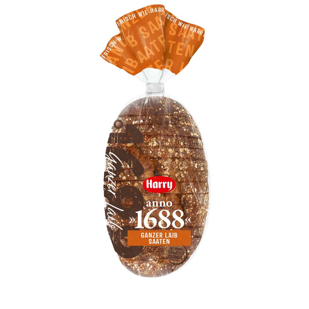 Produktabbildung Harry Brot, Ganzer Laib Saaten