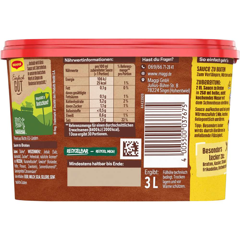 Produktabbildung Maggi Bratensoße