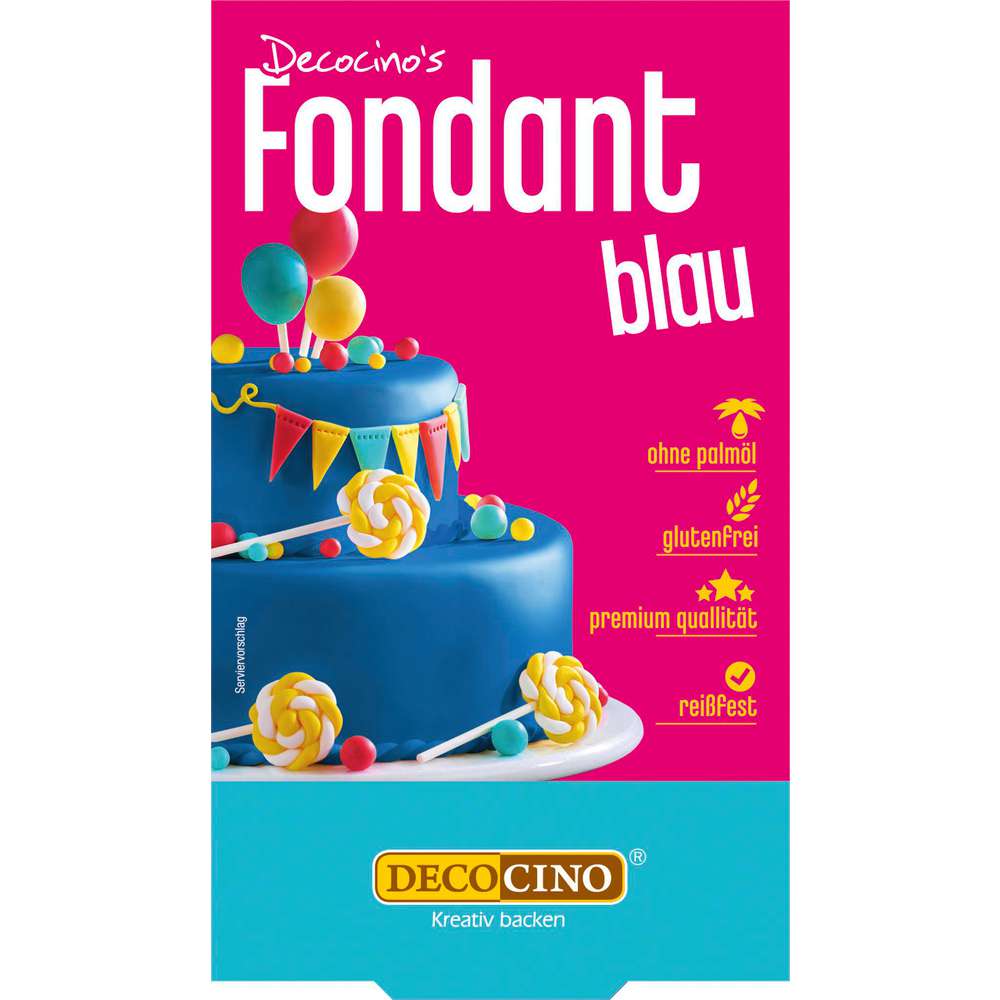 Produktabbildung Decocino Rollfondant, blau