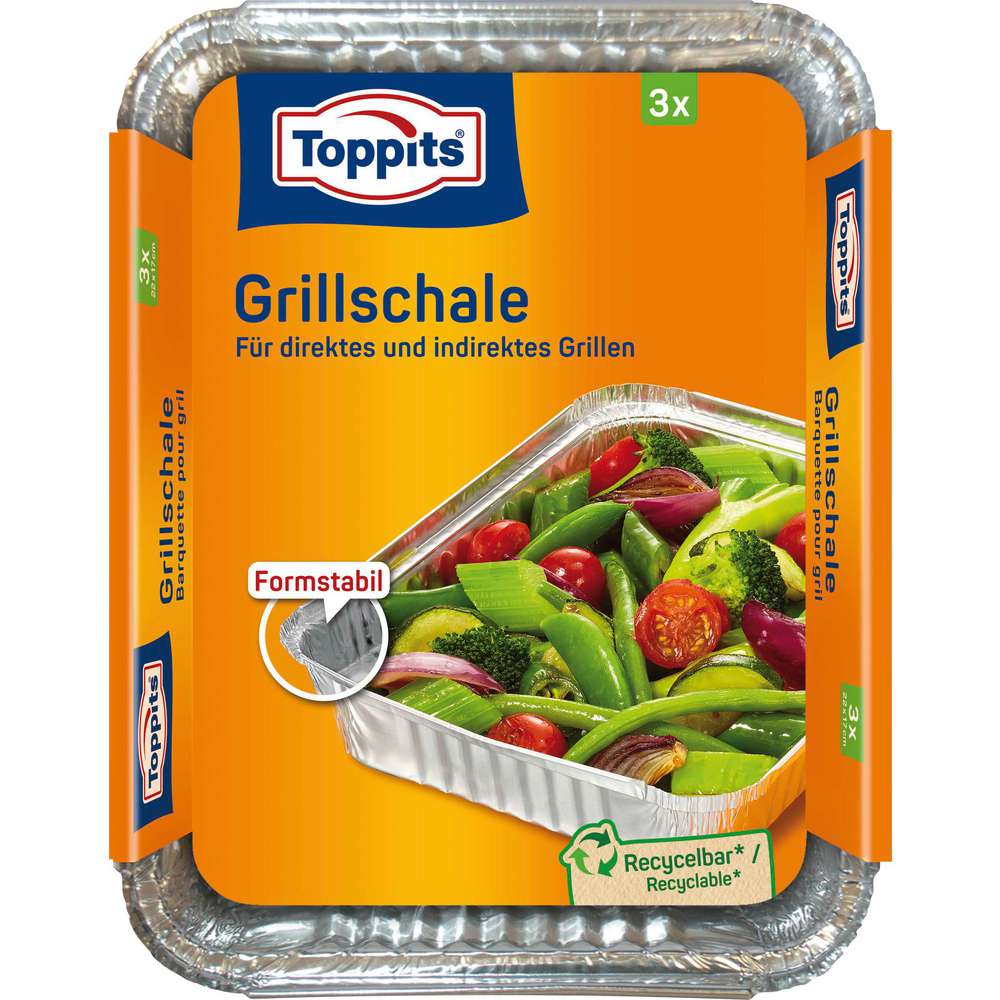 Produktabbildung Toppits Grillschale, eckig