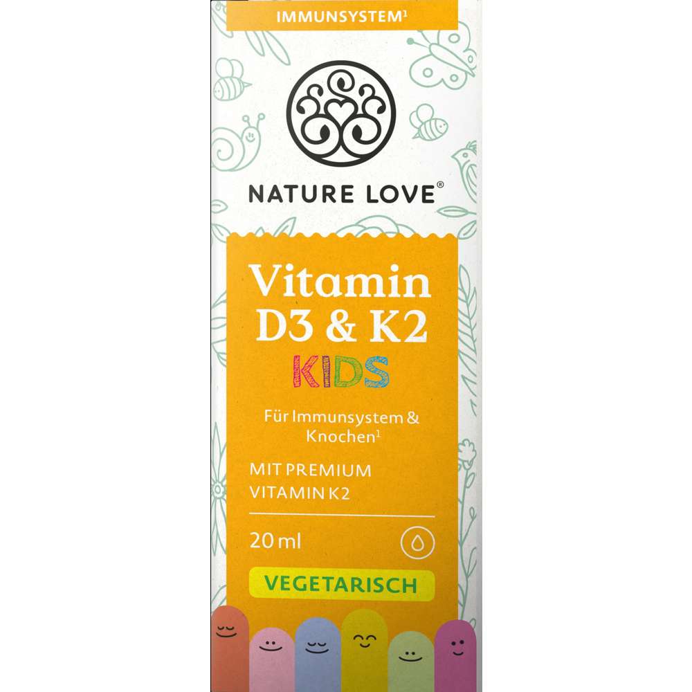 Produktabbildung Nature Love VitaminD3 & K2 Kids Tropfen