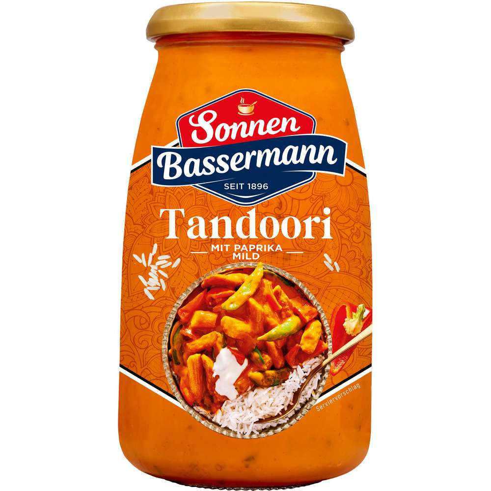 Produktabbildung Sonnen Bassermann Tandoori Sauce mit Paprika