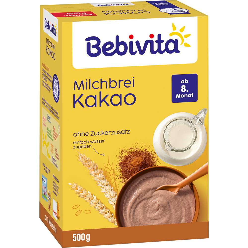 Produktabbildung Bebivita Milchbrei ab 8 Monate, Kakao