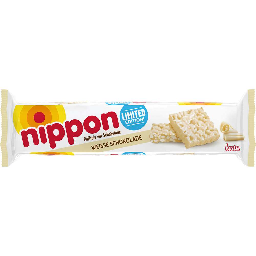 Produktabbildung Nippon Puffreis Häppchen, weiße Schokolade